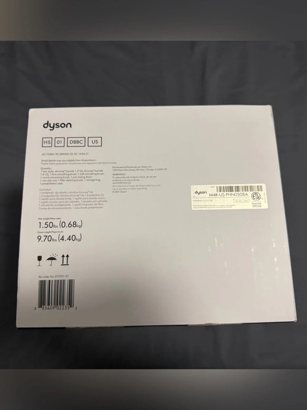 Dyson Airwrap Complete Styler - Dark Blue & Bright Copper